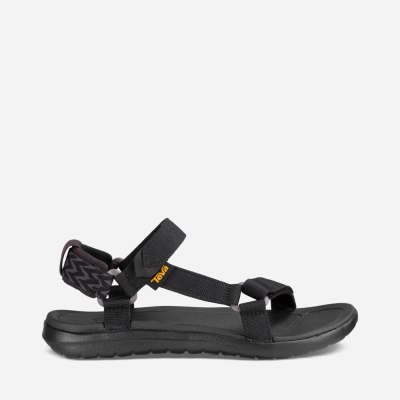 Teva Sanborn Universal - Women's Teva Hiking Sandals - Black | India (QOZG62501)